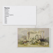 Ruïnes van het oostelijke Portico van de tempel va Visitekaartje (Voorkant / Achterkant)