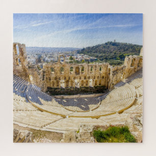 ruïnes van het oude theater van Herodion Atticus Legpuzzel