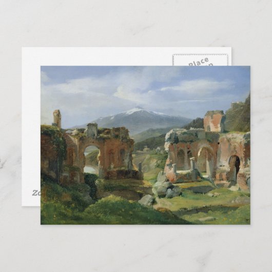 Ruïnes van het theater op Taormina Briefkaart (Voorkant / Achterkant)