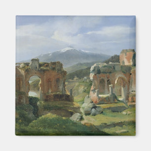 Ruïnes van het theater op Taormina Magneet