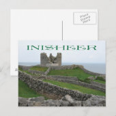Ruïnes van Inisheer, Ierland Briefkaart (Voorkant / Achterkant)