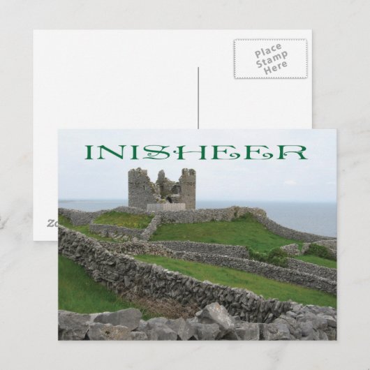 Ruïnes van Inisheer, Ierland Briefkaart (Voorkant / Achterkant)