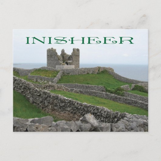Ruïnes van Inisheer, Ierland Briefkaart (Voorkant)