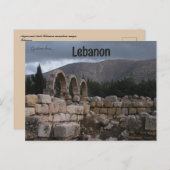 Ruïnes van Libanon Briefkaart (Voorkant / Achterkant)