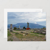 Ruïnes van Pompeii Briefkaart (Voorkant / Achterkant)