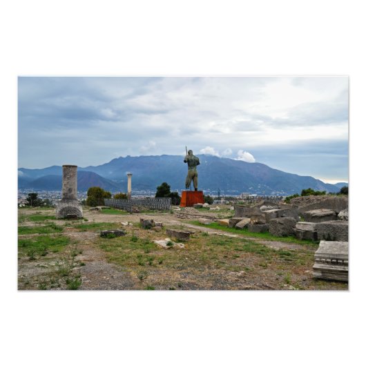 Ruïnes van Pompeii Foto Afdruk (Voorkant)