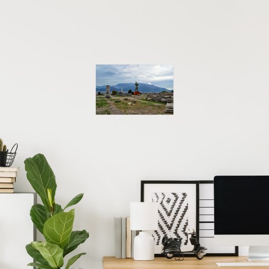 Ruïnes van Pompeii Poster (Thuiskantoor)