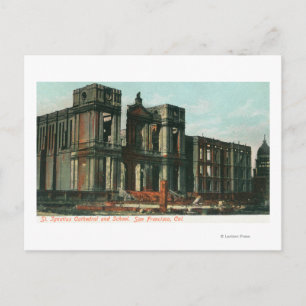 Ruïnes van St. Ignatius Cathedraal en School Briefkaart