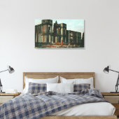Ruïnes van St. Ignatius Cathedraal en School Canvas Afdruk (Insitu (Slaapkamer))