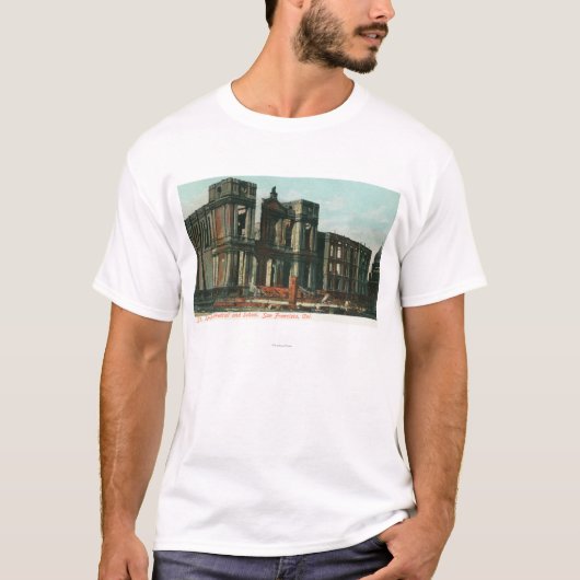 Ruïnes van St. Ignatius Cathedraal en School T-shirt (Voorkant)