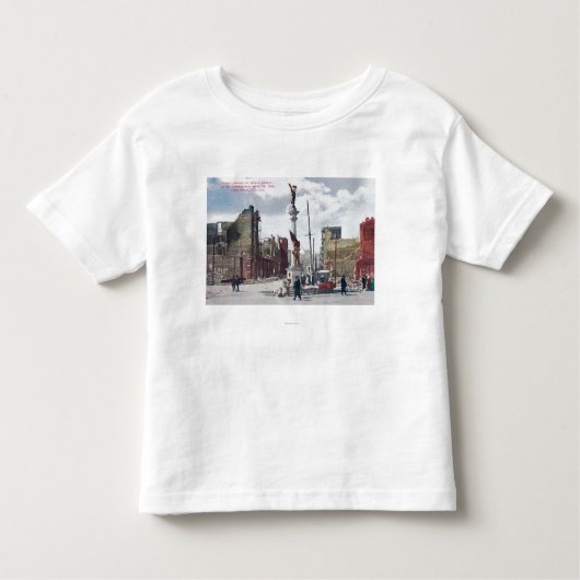 Ruins Along Mason Street, Union Square Status Kinder Shirts (Voorkant)