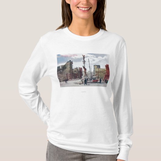 Ruins Along Mason Street, Union Square Status T-shirt (Voorkant)