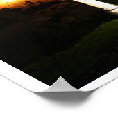 Ruins bij nacht poster (Hoek)