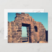 Ruins in Aguada Fort Goa India Briefkaart (Voorkant / Achterkant)