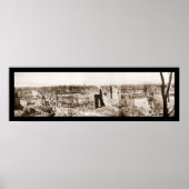 Ruins in Chelsea Mass Photo 1908 Poster (Voorkant)