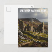 Ruins in Dartmoor National Park Travel Briefkaart (Voorkant / Achterkant)