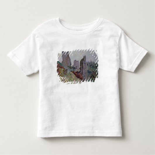 Ruins in de mist bij Crozant, 1894 (olie op canvas Kinder Shirts (Voorkant)