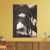 Ruins in een landschap, c.1646-47 canvas afdruk (Insitu (Woonkamer))