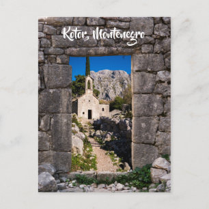 Ruins in Kotor, Montenegro Briefkaart
