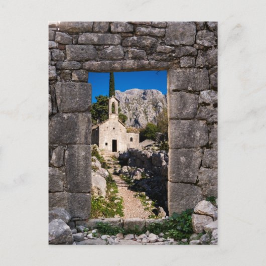 Ruins in Kotor, Montenegro Briefkaart (Voorkant)