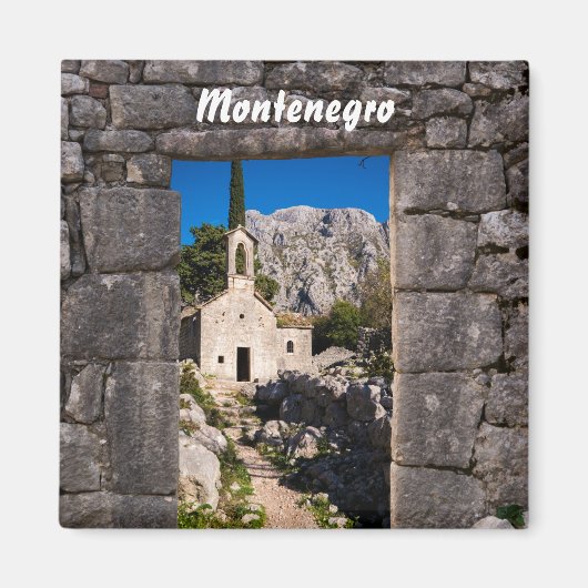 Ruins in Kotor, Montenegro Magneet (Voorkant)