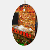 Ruins in Pompeii Italië Keramisch Ornament (Links)