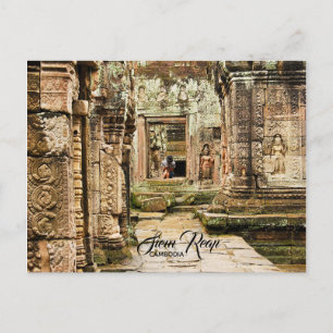 Ruins in Siem Reap, Cambodja Briefkaart
