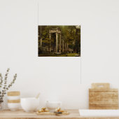 Ruins in Virginia Water, Windsor, Berkshire Poster (Keuken)