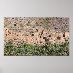 Ruins of Riwaygh as-Safil - Sultanaat van Oman Poster