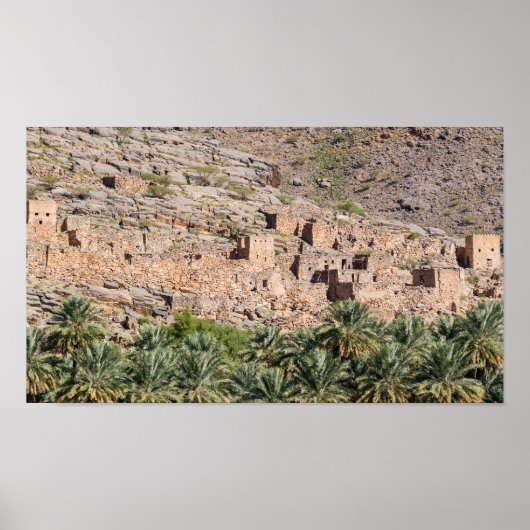 Ruins of Riwaygh as-Safil - Sultanaat van Oman Poster (Voorkant)