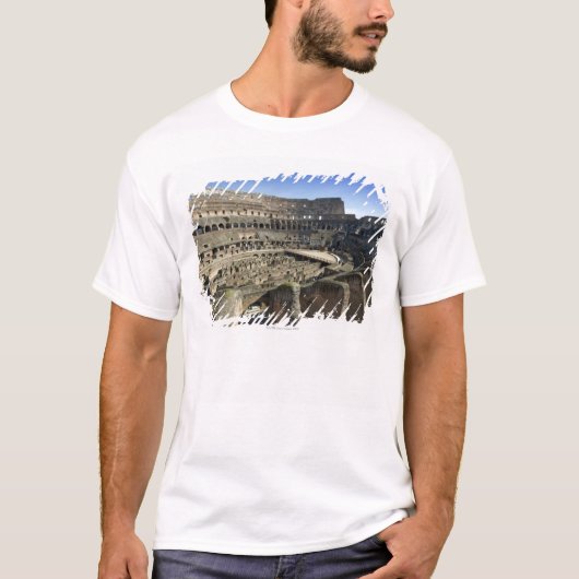 Ruins of the Roman Colosseum, Rome, Italië T-shirt (Voorkant)