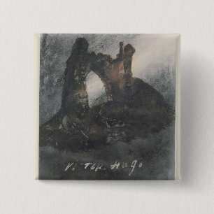 Ruins op Groz-Nez, Jersey of The Arch Vierkante Button 5,1 Cm