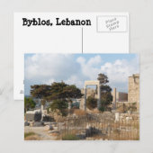 Ruins van Byblos Briefkaart (Voorkant / Achterkant)