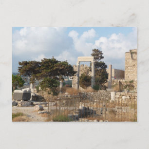 Ruins van Byblos Briefkaart