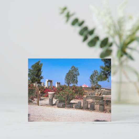 Ruins van Capernaum, Galilea Briefkaart (Staand voorkant)