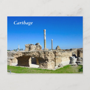 Ruins van Carthage-briefkaart Briefkaart