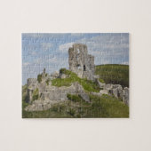 Ruins van Corfe Castle bij Wareham, Dorset, Legpuzzel (Horizontaal)
