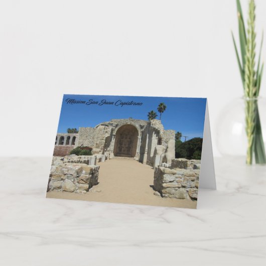 Ruins van de Grote Steenkerk, CA - kaart (Voorkant)