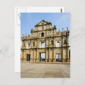 Ruins van de kathedraal van Saint-Paul Briefkaart (Voorkant / Achterkant)