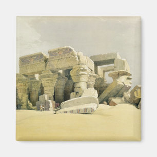 Ruins van de tempel van Kom Ombo, uit "Egypte en N Magneet