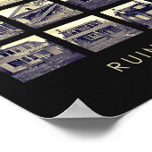 Ruins van Detroit Poster - Verlaten huizen (Hoek)