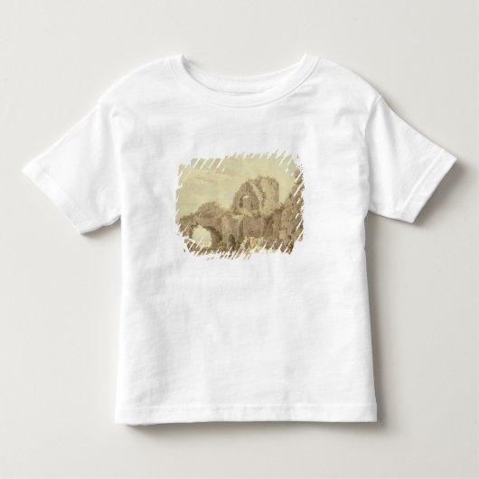 Ruins van het kasteel van Pevensey (m/c op papier) Kinder Shirts (Voorkant)