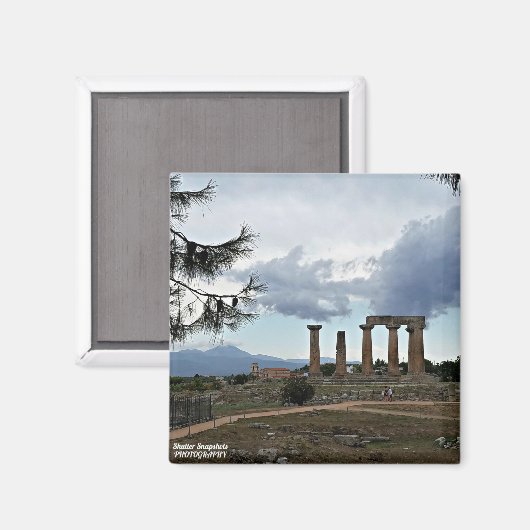 Ruins van Korinthe Magneet (Voorkant / Achterkant)