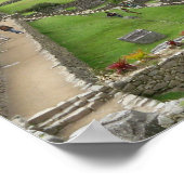 Ruins van Machu Picchu, Peru Poster (Hoek)