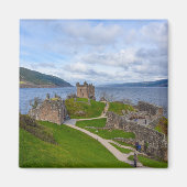 Ruins van Urquhart Castle langs Loch Ness, Schotla Magneet (Voorkant)