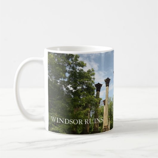 Ruins van Windsor Mississippi Koffiemok (Links)