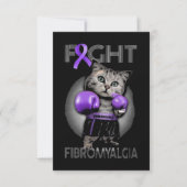 Ruis fibromyalgie Bewustheid Kaart (Voorkant)