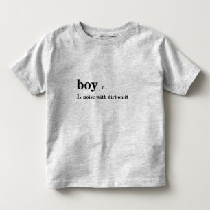 Ruis met vuil erop shirt voor jongens