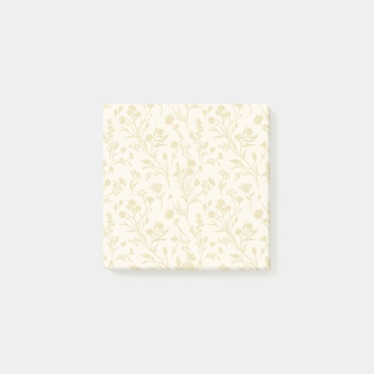 Ruiselende Bloemen Gouden Tarwe - Neutraal Post-it® Notes (Voorkant)