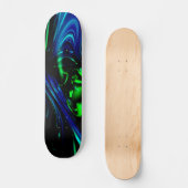 Ruisen in 3D Abstract Skateboard (Voorkant)